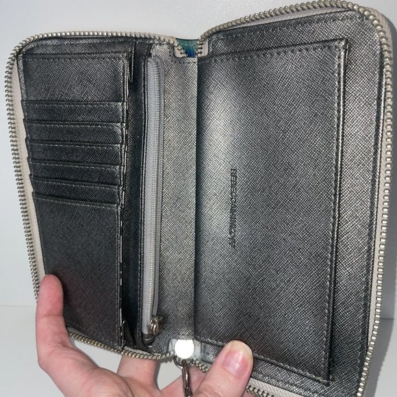 REBECCA MINKOFF Gorgeous Watercolor & Snake/Croc Design Wristlet/Wallet - Picture 5 of 8